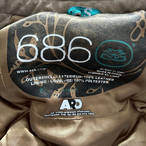 Real leather jacket small 686 - Picture 11 of 16